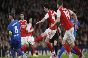 Arsenal Tumbangkan Leverkusen 2-0, The Gunners Amankan Tiket Perempat Final
