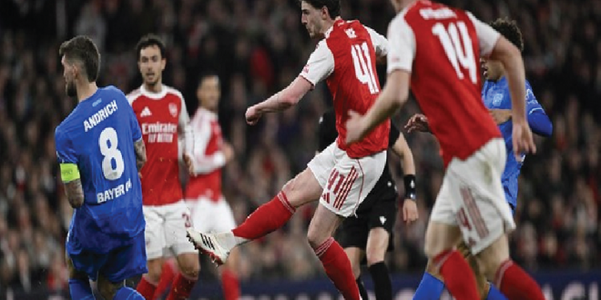 Arsenal Tumbangkan Leverkusen 2-0, The Gunners Amankan Tiket Perempat Final