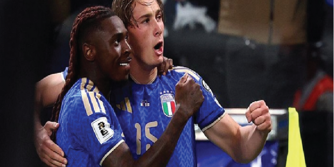 Gli Azzurri taklukkan Irlandia Utara, asa ke Piala Dunia tetap terjaga