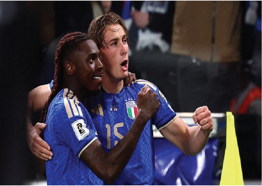 Gli Azzurri taklukkan Irlandia Utara, asa ke Piala Dunia tetap terjaga