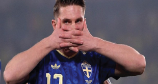 Gyökeres cetak hattrick, Denmark pesta gol di playoff Piala Dunia