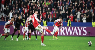 Leverkusen vs Arsenal: Penalti Havertz Kunci Skor 1-1