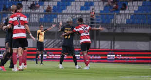 Madura United Takluk 1-2 dari Malut United, David da Silva Cetak Brace