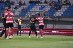 Madura United Takluk 1-2 dari Malut United, David da Silva Cetak Brace