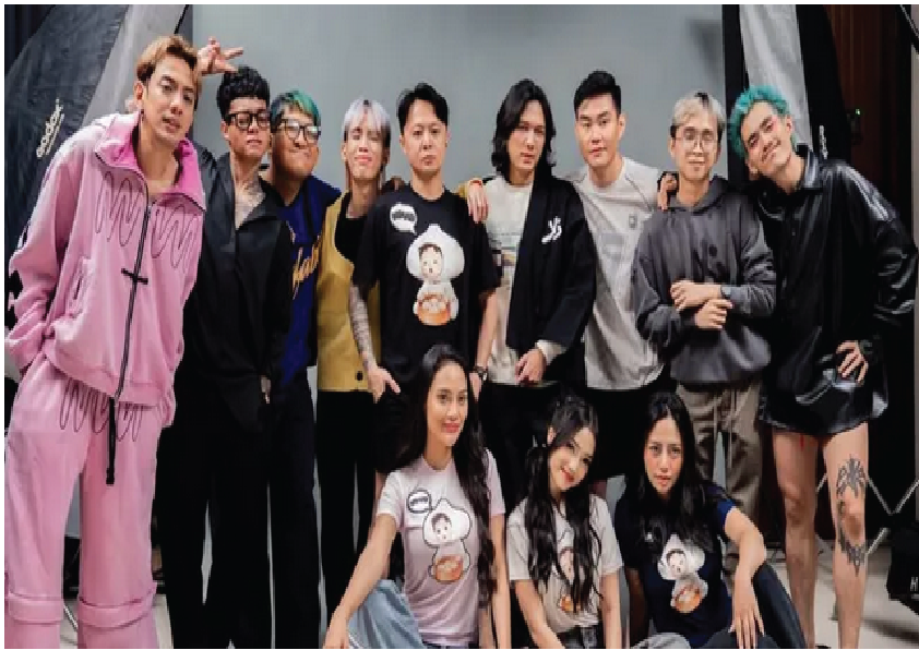 Momen Fuji hadir di Marapthon bersama Rachel Vennya dan Erika Carlina, Baby Andrew jadi sorotan