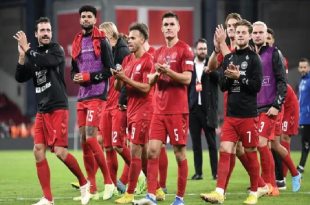 Susunan pemain Denmark vs Makedonia Utara: Eriksen, Lindstrøm, dan Højlund berhadapan dengan Churlinov, Trajkovski, serta Miovski