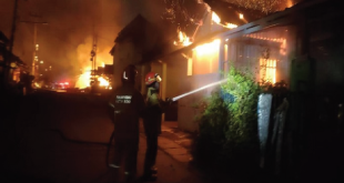 Kebakaran Hebat Melanda Stasiun Elpiji Cimuning, Bekasi — Api Berkobar