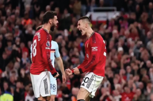 Manchester United Kokoh di Posisi Ketiga Usai Kalahkan Brentford 2-1