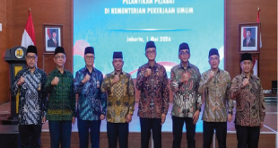 KemenPU Lantik 7 Pejabat Eselon I, Menteri Dody Tekankan Integritas ASN