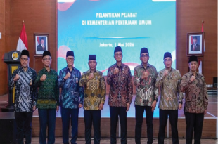 KemenPU Lantik 7 Pejabat Eselon I, Menteri Dody Tekankan Integritas ASN