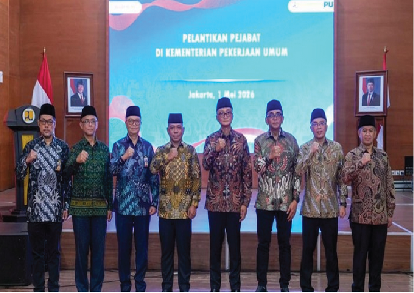 KemenPU Lantik 7 Pejabat Eselon I, Menteri Dody Tekankan Integritas ASN