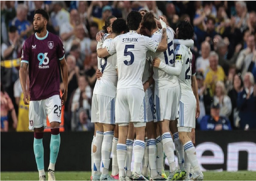 Leeds Bungkam Burnley 3-1, Makin Aman dari Zona Degradasi