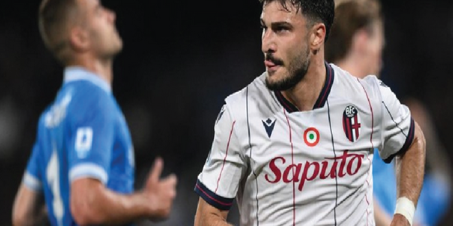 Napoli Takluk 2-3 dari Bologna dalam Drama 5 Gol
