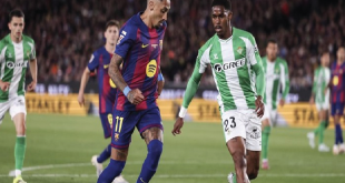 Raphinha Borong Dua Gol, Barcelona Tundukkan Real Betis 3-1