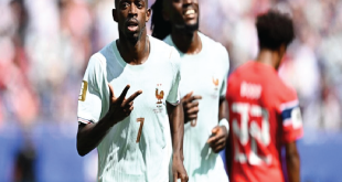 Dembele Cetak Hat-trick, Masuk Klub Eksklusif Prancis