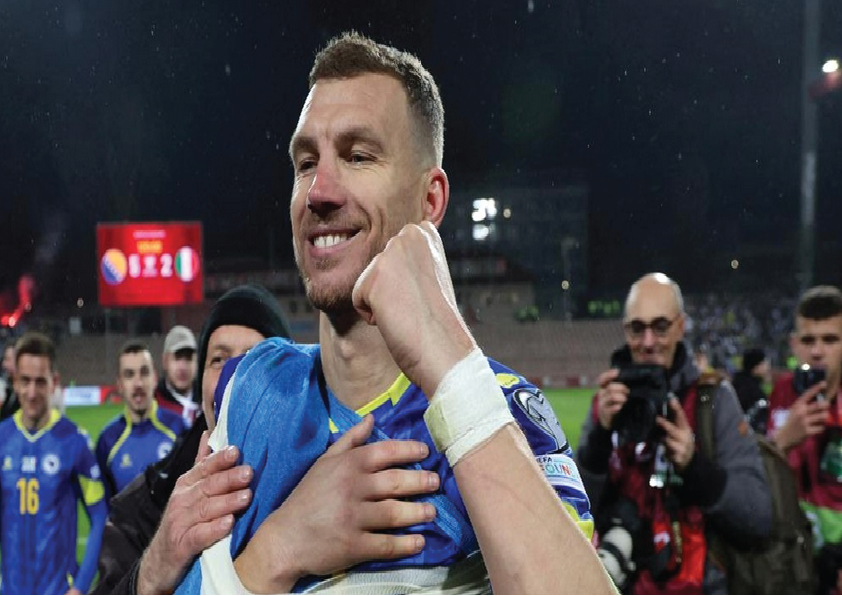 Edin Džeko tak menyangka masih bisa tampil di Piala Dunia pada usia 40 tahun