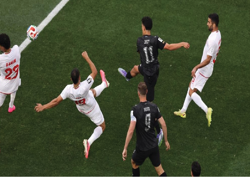 Iran vs Selandia Baru: Babak Pertama Berakhir 1-1