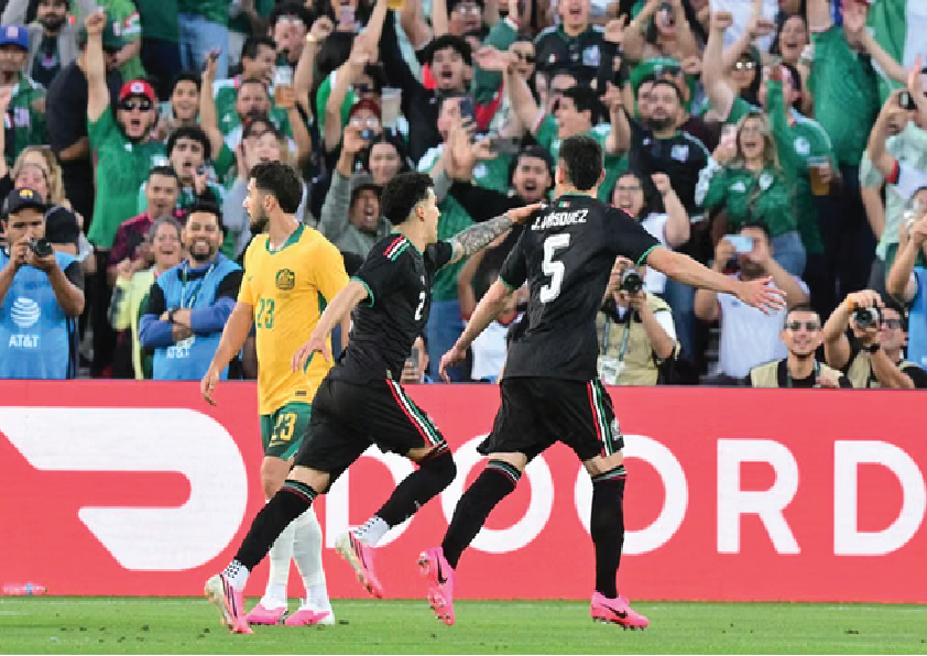 Meksiko Raih Kemenangan Tipis atas Australia di Rose Bowl