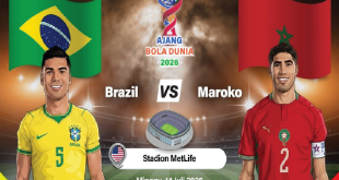 Prediksi laga serta susunan pemain Brasil kontra Maroko