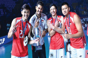 Prestasi Gemilang Reidel Toiran Usai Antar Indonesia Juara AVC Men's Cup