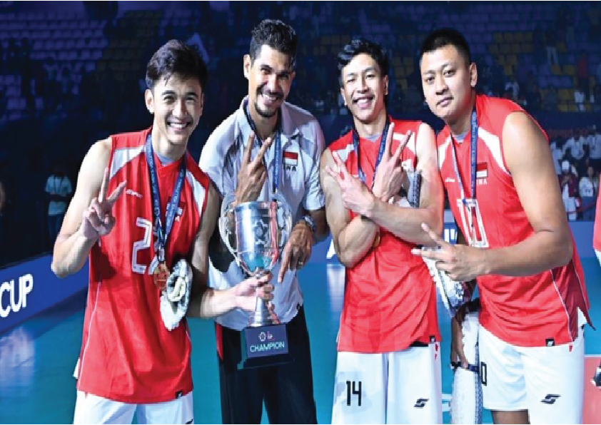 Prestasi Gemilang Reidel Toiran Usai Antar Indonesia Juara AVC Men's Cup