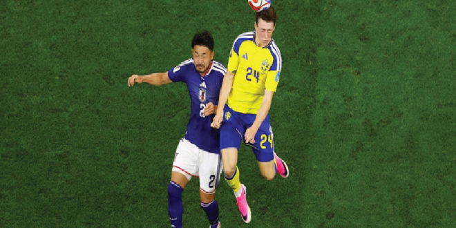 Skor Imbang 0-0 di Babak Pertama Jepang vs Swedia