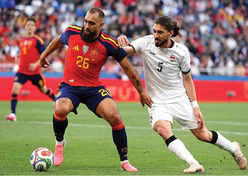 Spanyol vs Irak berakhir imbang dengan skor 1-1
