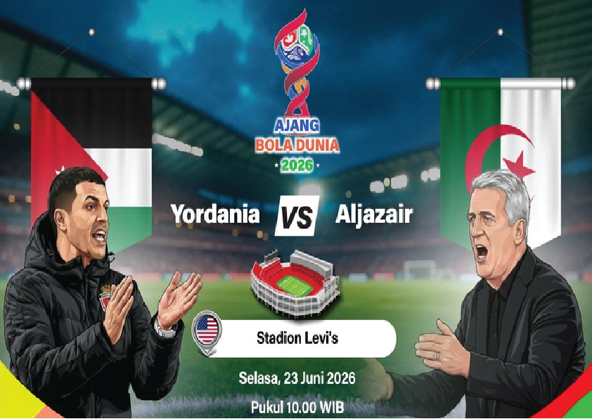 Yordania dan Aljazair Berjuang Hingga Detik Terakhir di Grup J
