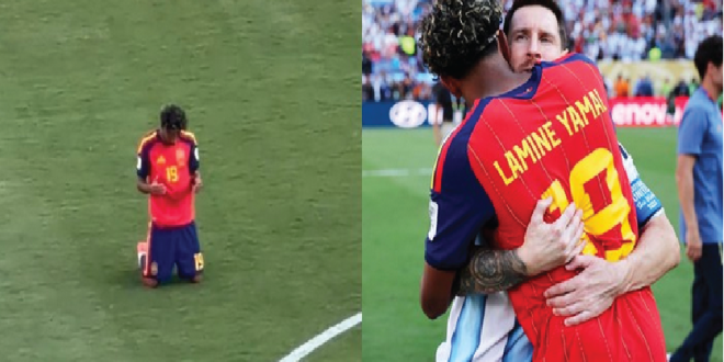 Doa Yamal dan Pelukan Messi Usai Argentina Tumbang