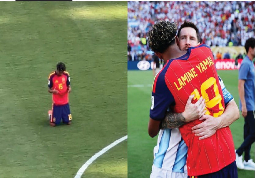 Doa Yamal dan Pelukan Messi Usai Argentina Tumbang