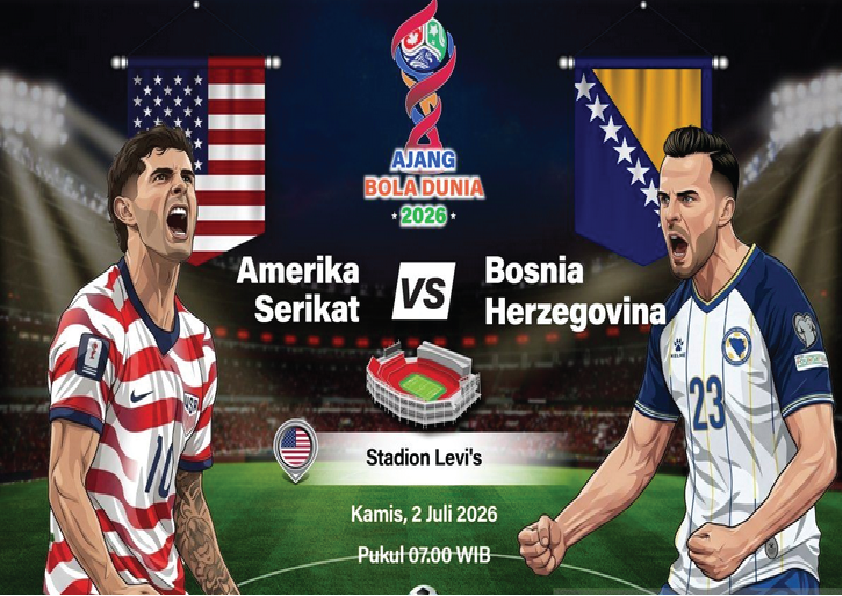 Line-up Amerika Serikat vs Bosnia Herzegovina