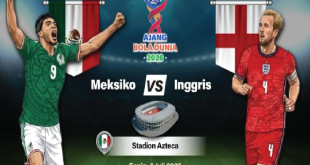 Line-up Meksiko vs Inggris: Rashford Mulai dari Bangku Cadangan