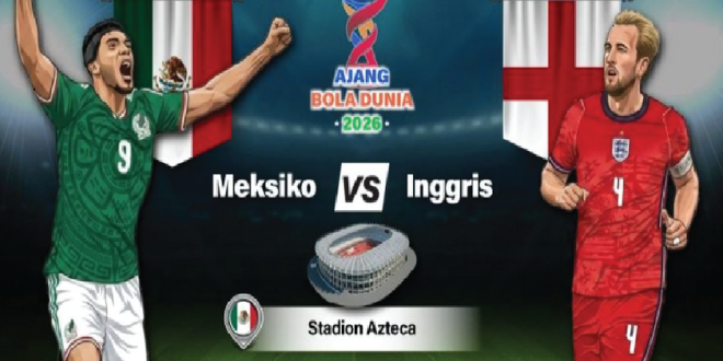 Line-up Meksiko vs Inggris: Rashford Mulai dari Bangku Cadangan