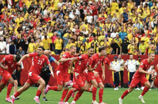 Swiss Menang Penalti atas Kolombia, Tantang Argentina!